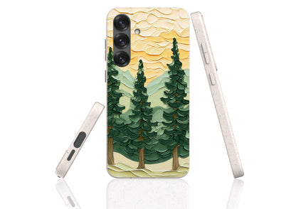 Stepping Green Phone Case Impasto Forest Bio Case
