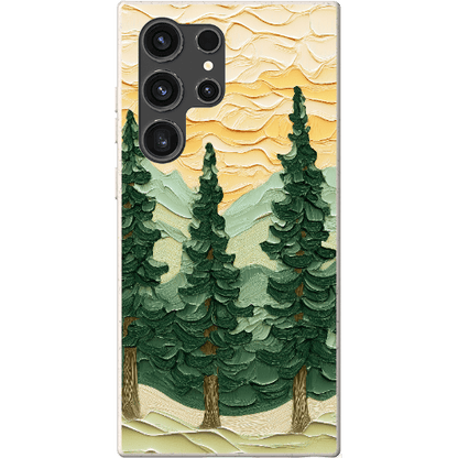 Stepping Green Phone Case Impasto Forest Bio Case