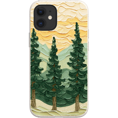 Stepping Green Phone Case Impasto Forest Bio Case