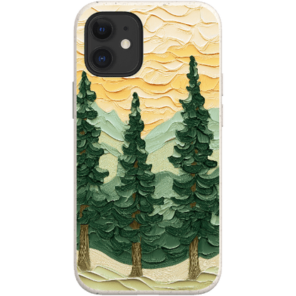 Stepping Green Phone Case Impasto Forest Bio Case