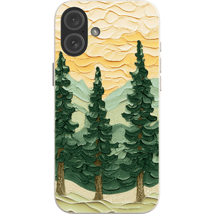 Stepping Green Phone Case Impasto Forest Bio Case