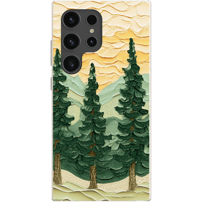 Stepping Green Phone Case Impasto Forest Bio Case