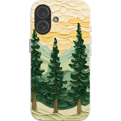 Stepping Green Phone Case Impasto Forest Bio Case