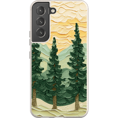 Stepping Green Phone Case Impasto Forest Bio Case