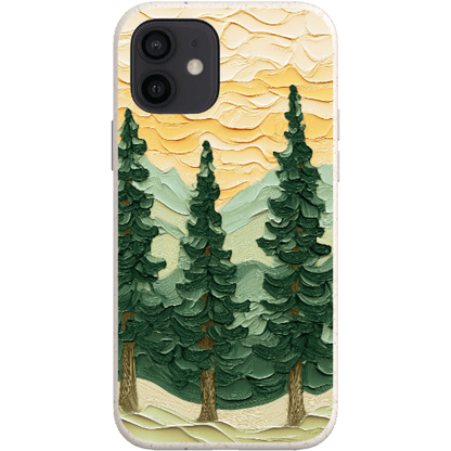 Stepping Green Phone Case Impasto Forest Bio Case