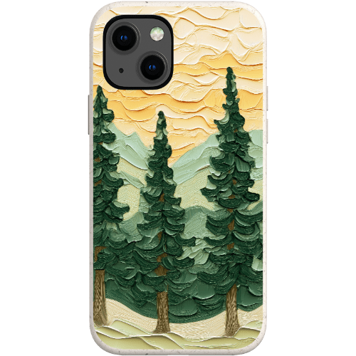 Stepping Green Phone Case Impasto Forest Bio Case