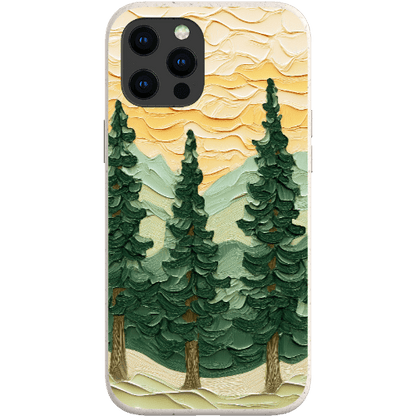 Stepping Green Phone Case Impasto Forest Bio Case