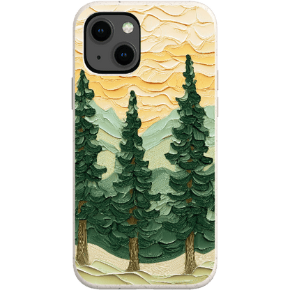 Stepping Green Phone Case Impasto Forest Bio Case