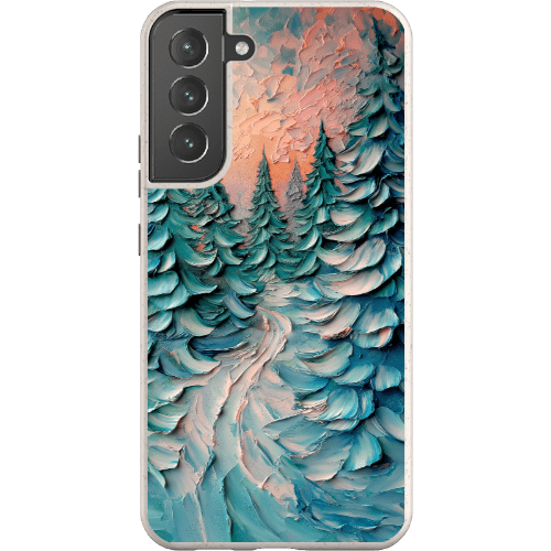 Stepping Green Phone Case Impasto Winter Forest Bio Case