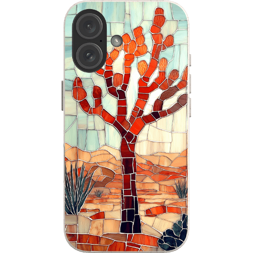 Stepping Green Phone Case Joshua Tree Stained Glass Bio Case