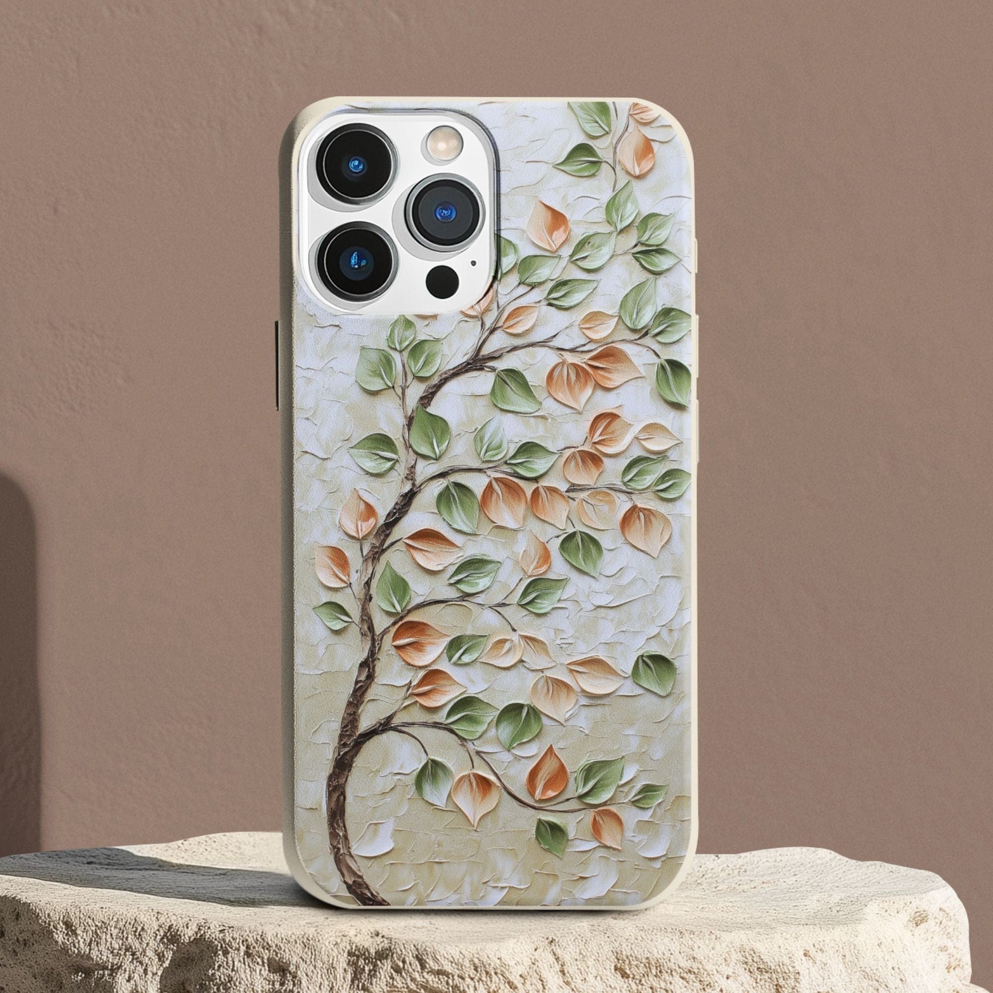 Stepping Green Phone Case Leaf Branch Bio Case