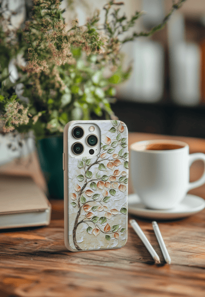 Stepping Green Phone Case Leaf Branch Bio Case