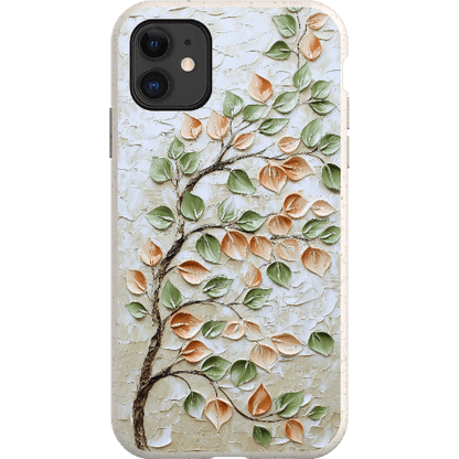 Stepping Green Phone Case Leaf Branch Bio Case