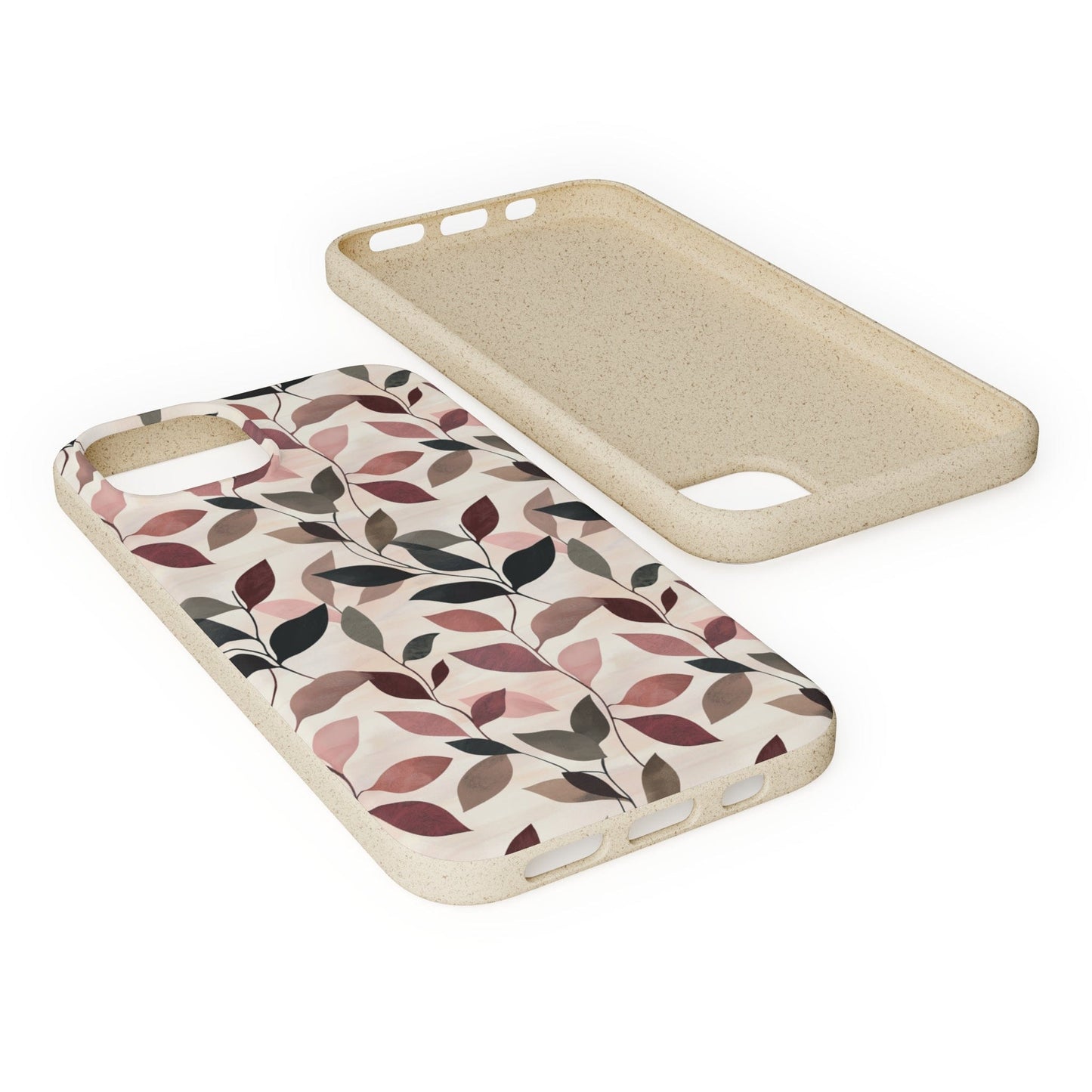 Stepping Green Phone Case Leaf Collage Bio Case