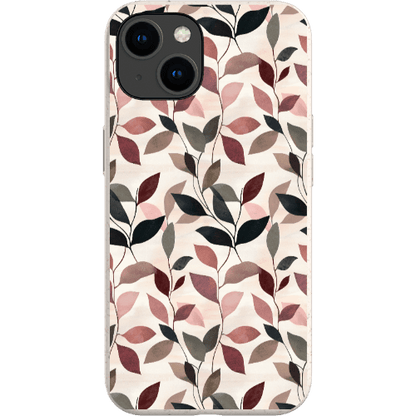 Stepping Green Phone Case Leaf Collage Bio Case