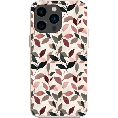 Stepping Green Phone Case Leaf Collage Bio Case