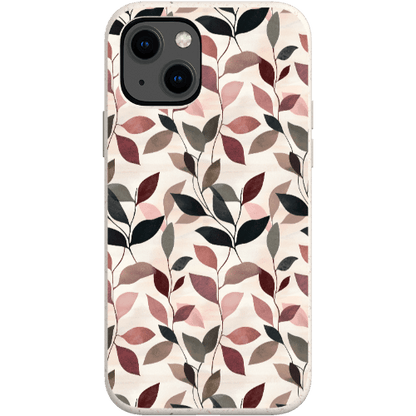 Stepping Green Phone Case Leaf Collage Bio Case