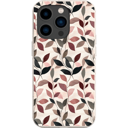 Stepping Green Phone Case Leaf Collage Bio Case
