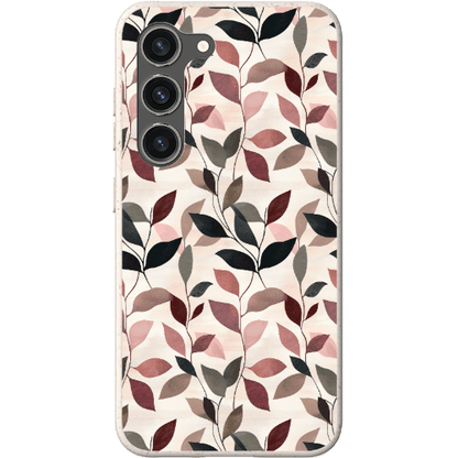 Stepping Green Phone Case Leaf Collage Bio Case