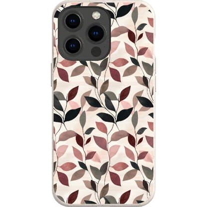 Stepping Green Phone Case Leaf Collage Bio Case