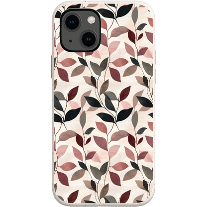 Stepping Green Phone Case Leaf Collage Bio Case