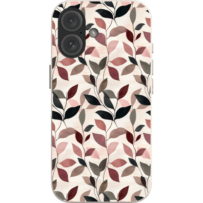 Stepping Green Phone Case Leaf Collage Bio Case