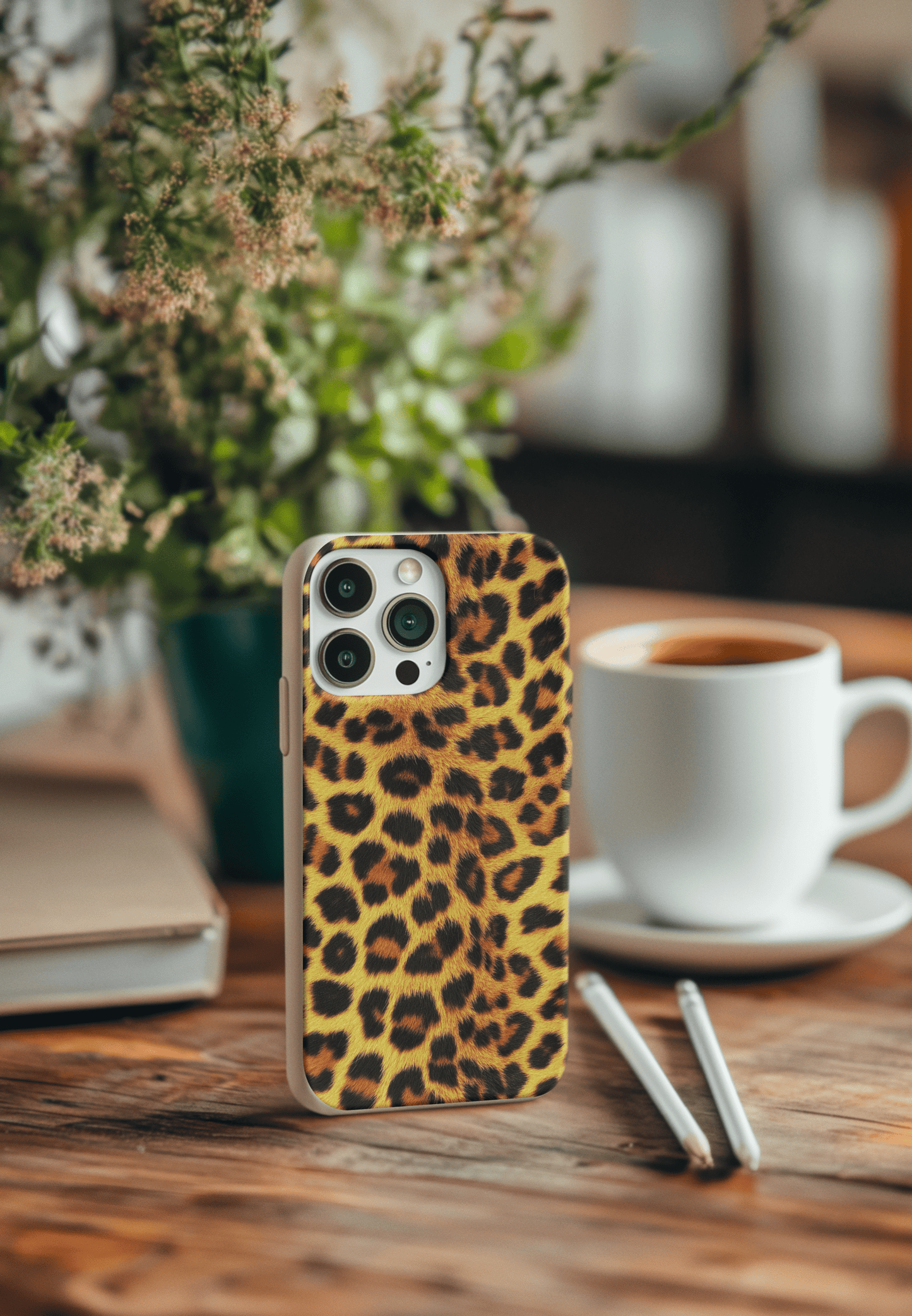 Stepping Green Phone Case Leopard Bio Case