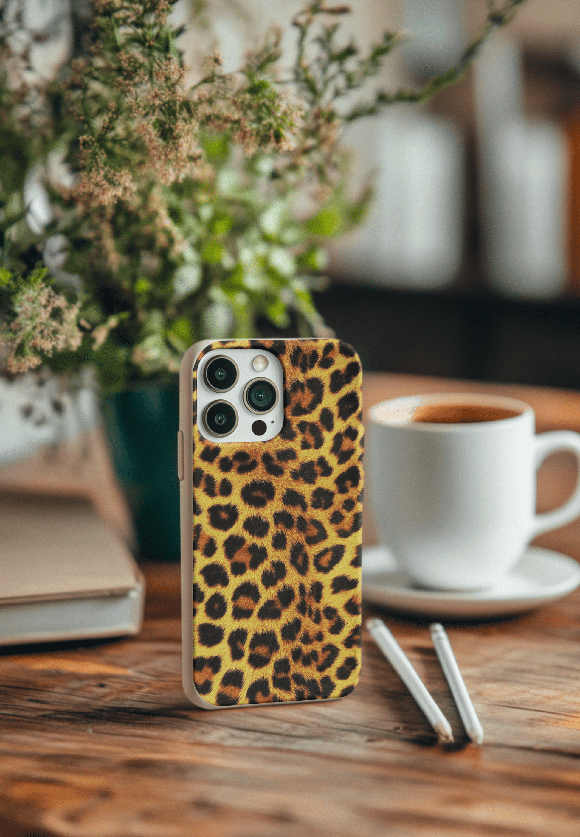 Stepping Green Phone Case Leopard Bio Case