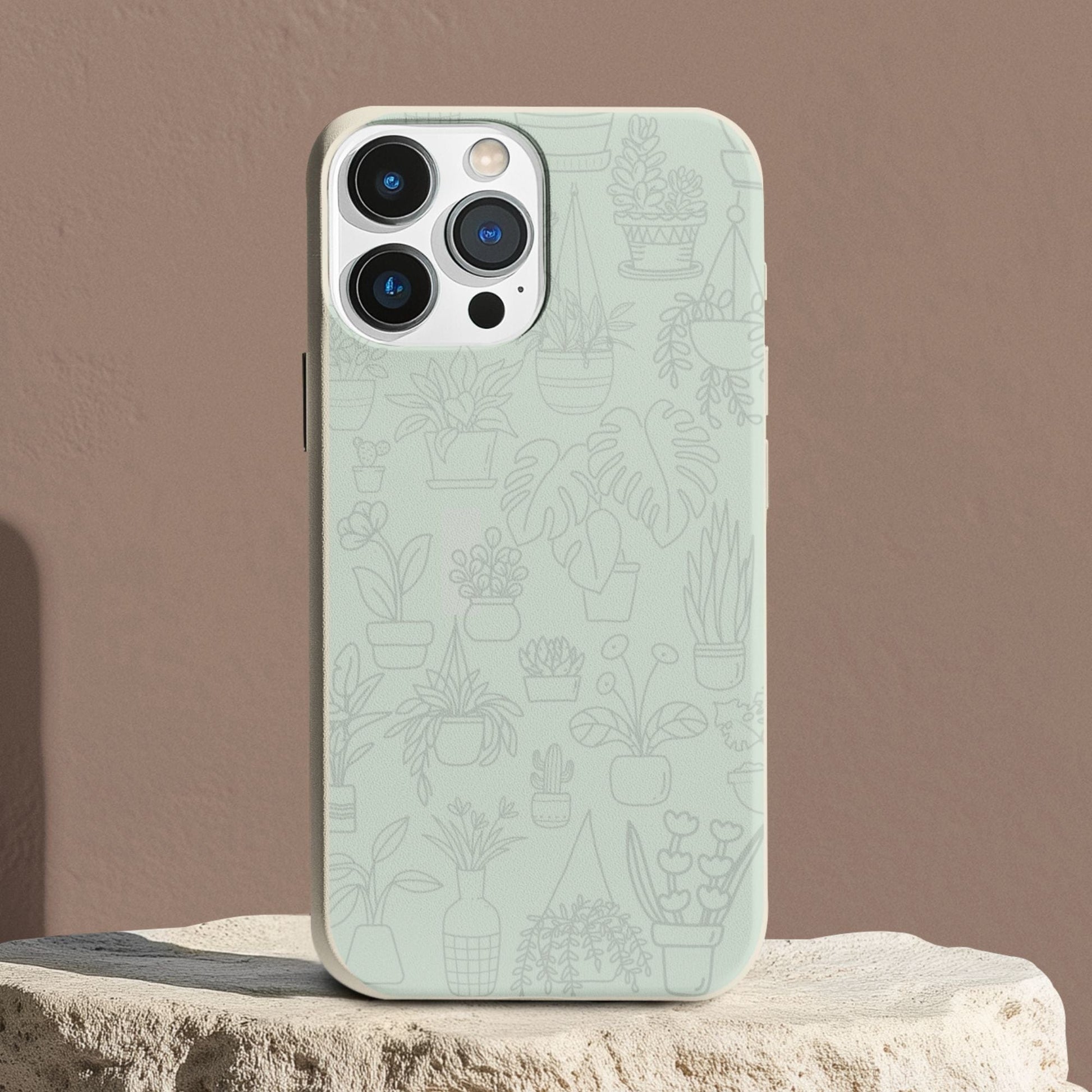 Stepping Green Phone Case Light Houseplants Bio Case