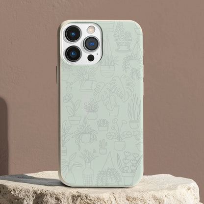Stepping Green Phone Case Light Houseplants Bio Case