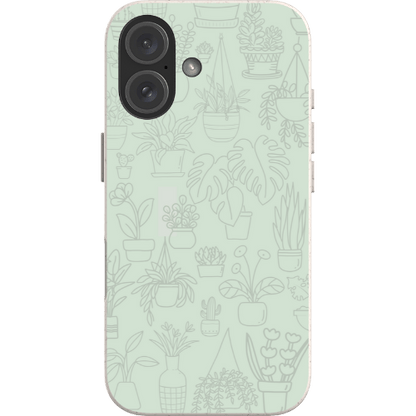 Stepping Green Phone Case Light Houseplants Bio Case