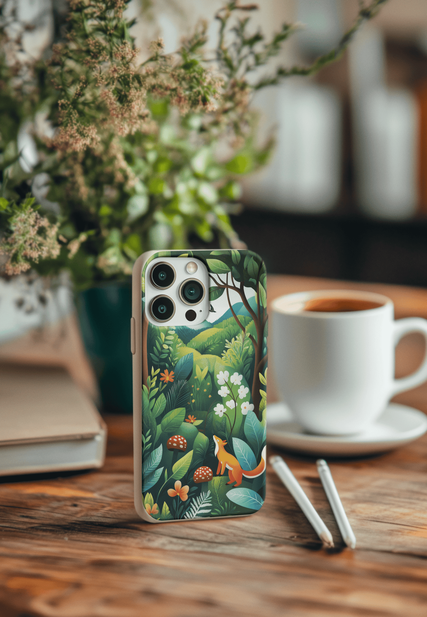 Stepping Green Phone Case Magical Forest Bio Case