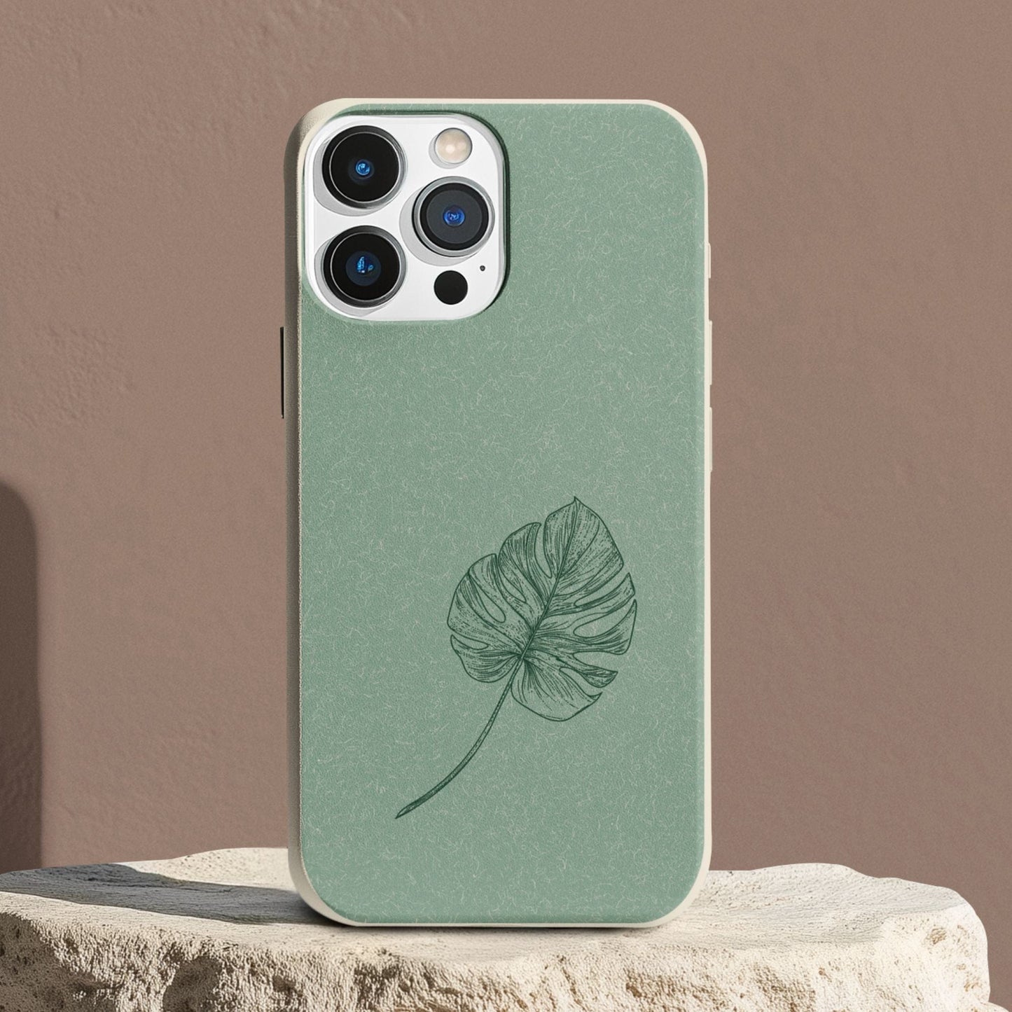 Stepping Green Phone Case Monstera Leaf Bio Case