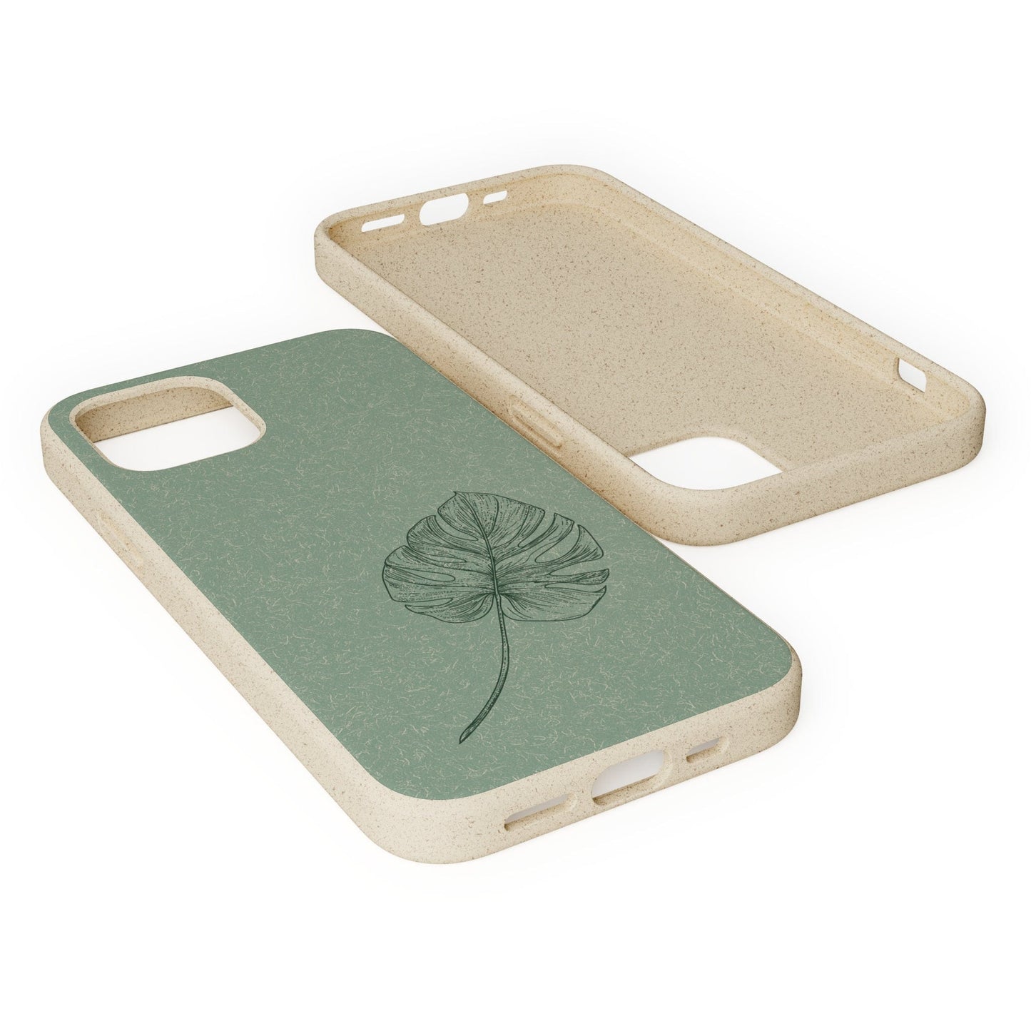Stepping Green Phone Case Monstera Leaf Bio Case