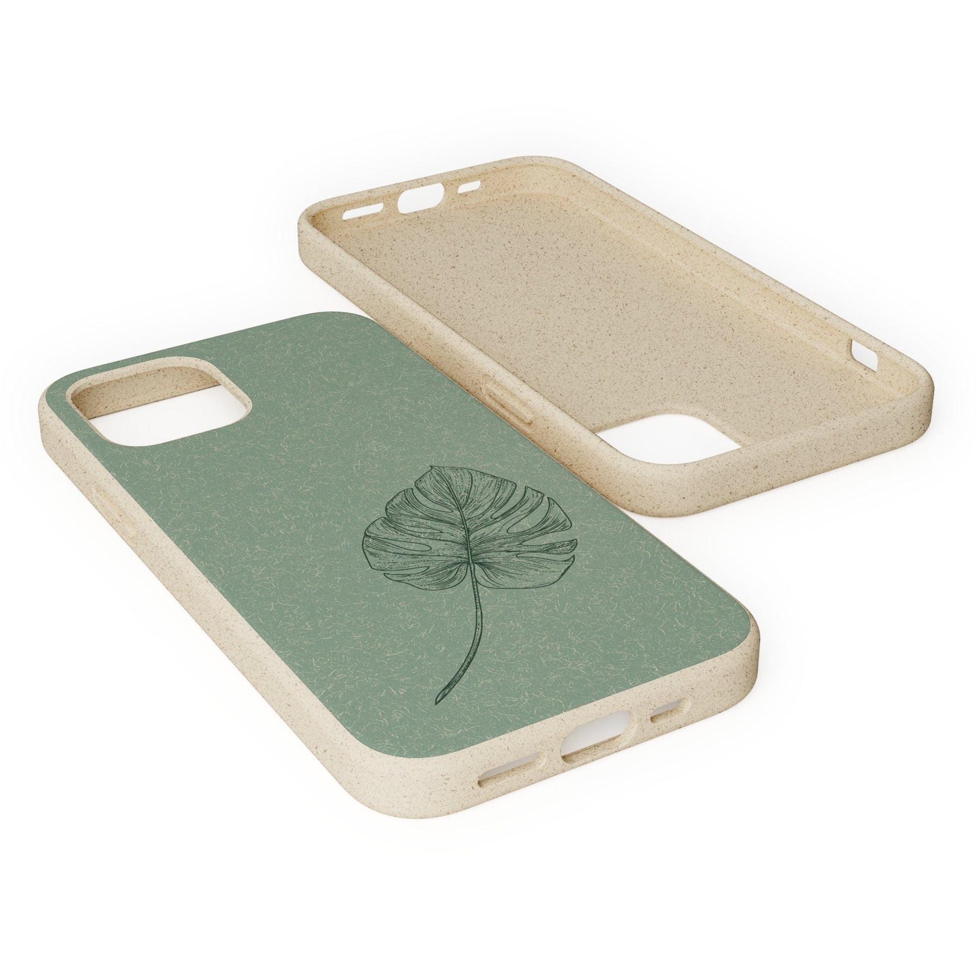Stepping Green Phone Case Monstera Leaf Bio Case