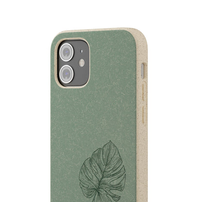 Stepping Green Phone Case Monstera Leaf Bio Case
