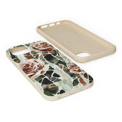 Stepping Green Phone Case Mosaic Rose Bio Case