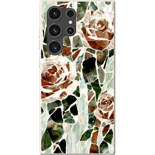 Stepping Green Phone Case Mosaic Rose Bio Case