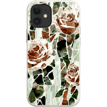 Stepping Green Phone Case Mosaic Rose Bio Case