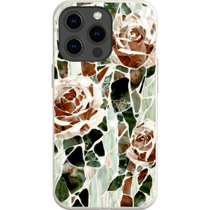 Stepping Green Phone Case Mosaic Rose Bio Case