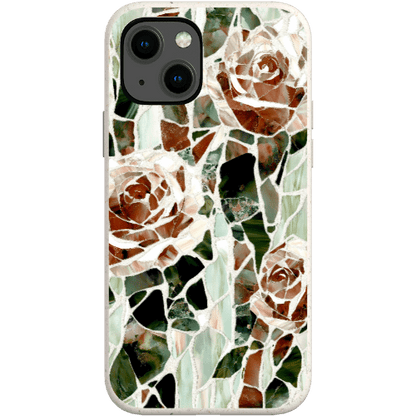 Stepping Green Phone Case Mosaic Rose Bio Case