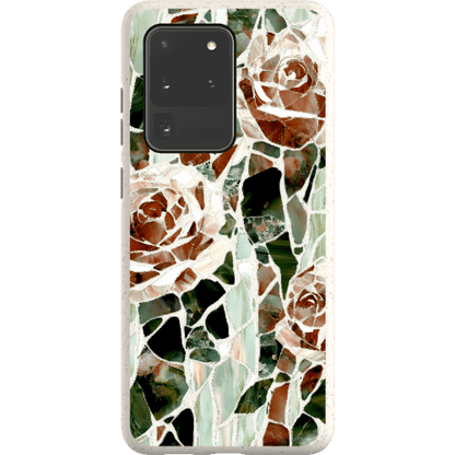 Stepping Green Phone Case Mosaic Rose Bio Case