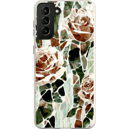 Stepping Green Phone Case Mosaic Rose Bio Case