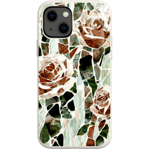 Stepping Green Phone Case Mosaic Rose Bio Case