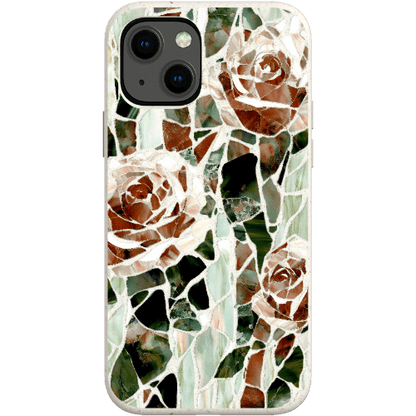 Stepping Green Phone Case Mosaic Rose Bio Case