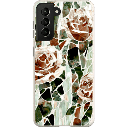 Stepping Green Phone Case Mosaic Rose Bio Case