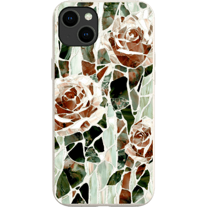 Stepping Green Phone Case Mosaic Rose Bio Case