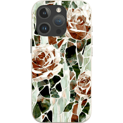 Stepping Green Phone Case Mosaic Rose Bio Case