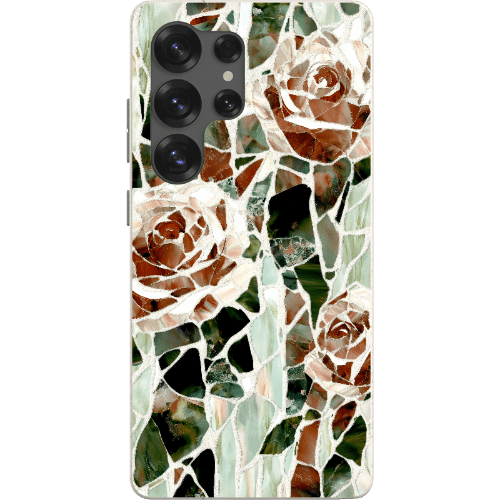 Stepping Green Phone Case Mosaic Rose Bio Case