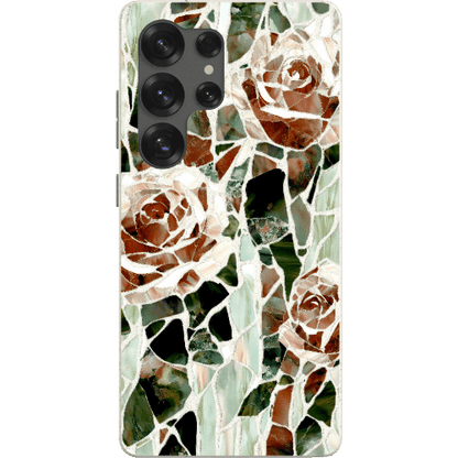 Stepping Green Phone Case Mosaic Rose Bio Case